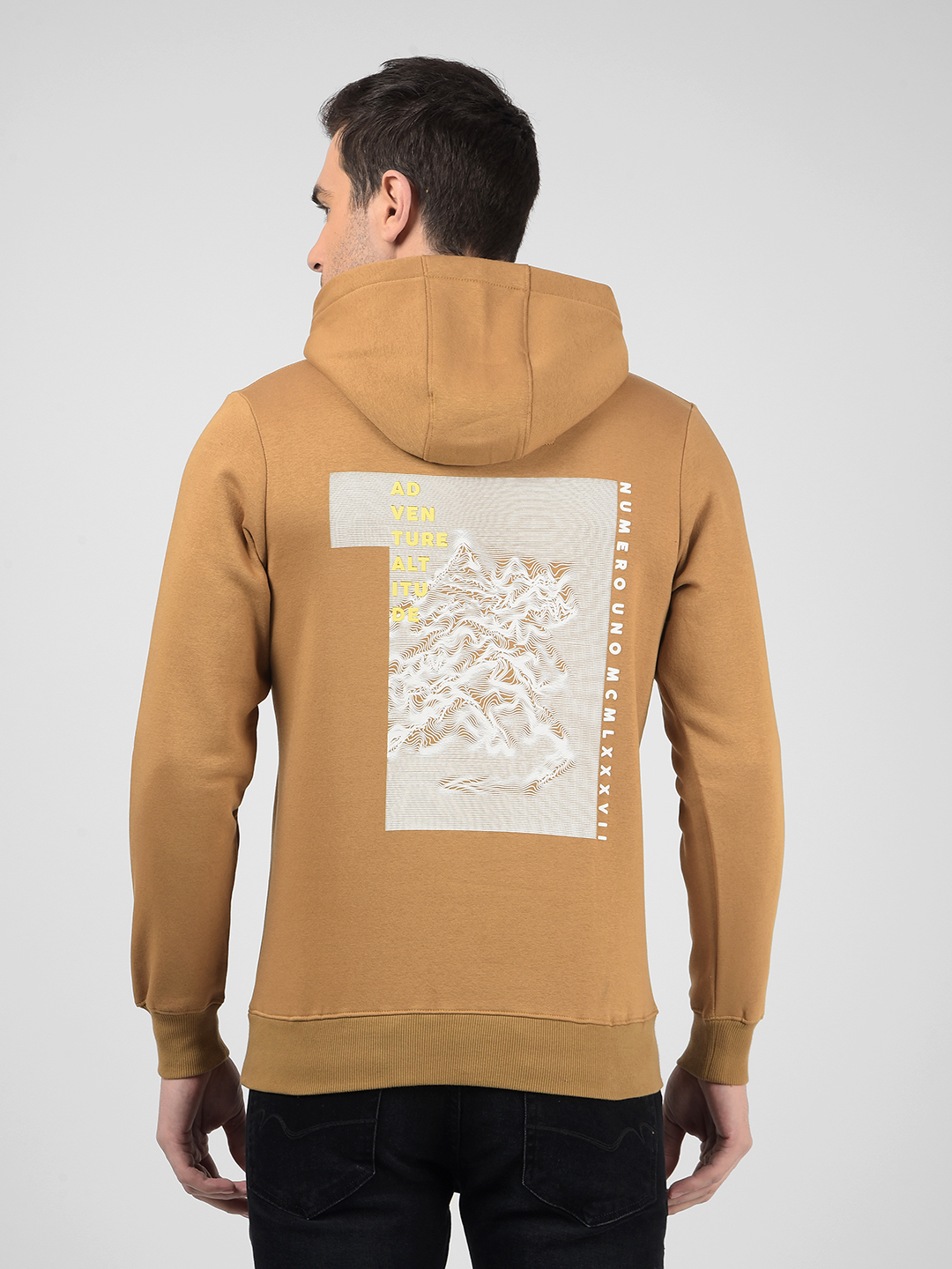Numero Uno Men Solid Brown Sweat Shirt